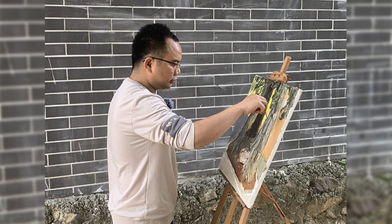 蒲公英工作室《画家来啦》第三期人物专访：陆虹江
