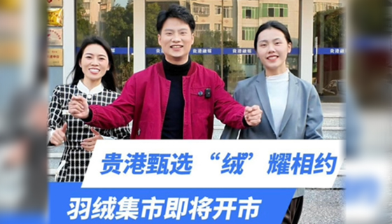 贵港甄选 “绒”耀相约，羽绒集市即将开市